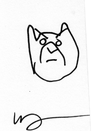 Illustration for article titled Artists draw Batman with their eyes closed
